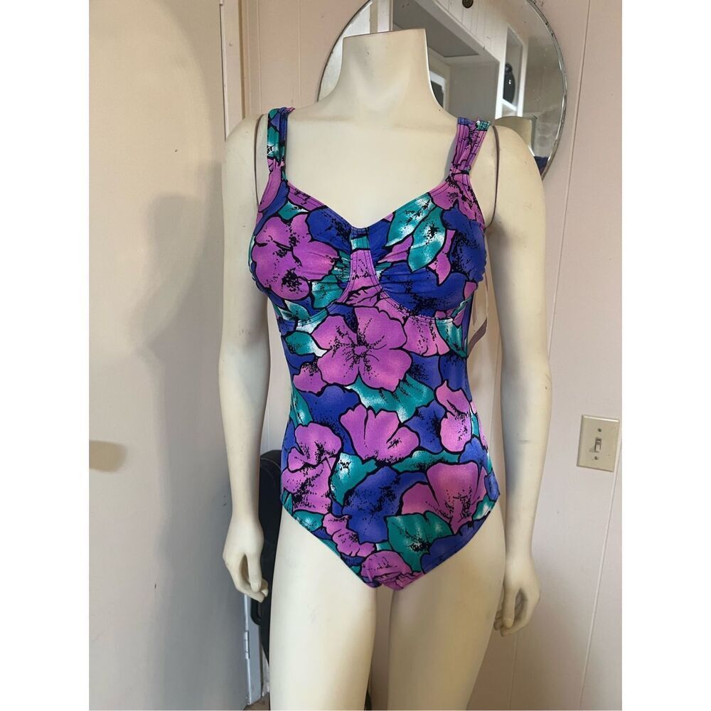 NWT vintage SABBIA Canada Bust Enhancing Bathing Suit 14